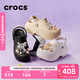 卡駱馳（CROCS）貝拉洞洞鞋沙灘鞋包頭女鞋厚底拖鞋|210062 黑色-001 37 (230mm) 38