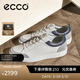 愛(ài)步（ECCO）休閑鞋 2026年春季新款真皮舒適休閑板鞋男鞋 柔酷60周年525474 水泥灰/白色/深藍色52547461569（牛皮剖層革/牛皮革） 41