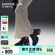 DAPHNE LAB老爹鞋女 李嘉元劉燁同款泡泡糖老爹鞋2代 厚底增高運動(dòng)休閑女鞋 動(dòng)感黑【原地增高5.5CM】 37