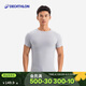 迪卡儂運動(dòng)T恤男士健身衣緊身衣力量訓練無(wú)縫修身T恤-5431335