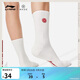 李寧韋德中長(cháng)襪吸濕透氣刺繡彈力襪(拆封后不予退換貨)AWLU013