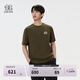 KOLON SPORT/可隆速干T恤 男子戶(hù)外運動(dòng)吸濕防曬GRAPHIC上衣圓領(lǐng)短袖 LHRT5MT523-OG 橄欖綠 XL 180/100A