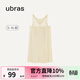 ubras云棉帶杯帶胸墊背心裙女睡衣女連衣裙透氣睡裙家居服軟棉棉 【經(jīng)典款】奶酪黃色-帶杯 L