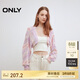ONLY 2025春季舒適透氣蝙蝠袖鏤空短款開(kāi)衫針織衫女|12513A009