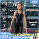 速比濤（Speedo）兒童泳衣電氣矩陣黑標Hero5.0鯊魚(yú)皮競速連體泳衣女童 黑/藍 9-10