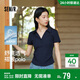 森馬（Semir）POLO衫女夏季短款褶皺緊身正肩涼感上衣2026氣質(zhì)衣服109326115007