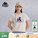卡帕（Kappa）背靠背24夏季新款涼感防曬短袖t恤運動(dòng)上衣女休閑半袖 K0E62TD76 麥芽米粽-6337 S