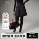 晚白【新品】冬款綿羊毛小個(gè)子穿搭裙褲氣質(zhì)高腰顯瘦毛呢短褲靴褲女 深灰色 27