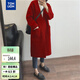 唐獅（TonLion）2024秋冬極簡(jiǎn)文藝氛圍中長(cháng)款女開(kāi)衫毛衣外套