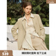 ELLE卡其色廓形西裝外套女2026春季新款高級感氣質(zhì)休閑通勤西服 卡其 S