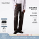 Calvin KleinJeans【免費改褲復刻90系列】四季款男士美式ck直筒灰色牛仔褲 W0J-牛仔灰 31