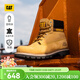 卡特（CAT）經(jīng)典大黃靴馬丁靴男鞋牛皮面固特異春季戶(hù)外工裝靴P7756P1EDC 經(jīng)典款 42