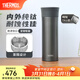 膳魔師（THERMOS）鈦杯純鈦保溫杯辦公咖啡杯戶(hù)外露營(yíng)茶杯定制團購水杯生日禮物TCTC 太空灰【升級鈦茶隔】 530ml