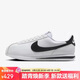 耐克（NIKE）女子 CORTEZ  輕便阿甘鞋休閑鞋 DN1791-107白 38.5