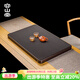 容山堂電木茶盤(pán)新款家用功夫茶具排水茶盤(pán)辦公室茶幾托盤(pán) 高密電木茶盤(pán)-無(wú)邊紫料60*30