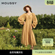 moussy 【劉亦菲同款】南法度假風(fēng)碎花浪漫優(yōu)雅連衣裙028ISX33-3711 070米色 S