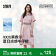 森馬（Semir）森柔牛仔|牛仔連衣裙女收腰翻領(lǐng)港風(fēng)2025夏季新款涼感中長(cháng)裙 粉色調01315 L 165/88A