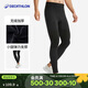 迪卡儂男士跑步速干透氣彈力籃球緊身褲運動(dòng)足球健身長(cháng)褲黑XL-4966989