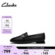 Clarks其樂(lè )Ubree15 Charm輕舞系列女鞋新款優(yōu)雅羊皮樂(lè )福鞋通勤方頭單鞋 黑色 261807184 38