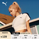 彪馬（PUMA）ROSE樸彩英同款修身BabyTee短袖T恤女T7運動(dòng)上衣632925 白-02 M (160/84A)