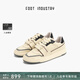 FOOT INDUSTRY足下工業(yè)「品牌經(jīng)典」90s板鞋復古休閑運動(dòng)滑板鞋男女百搭 黑白色 米白/黑色 42