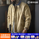 馬登工裝美式復古N1甲板棉服男士短款棉衣春冬棉襖立領(lǐng)夾克外套男款 舊卡其 （洗褪版） M