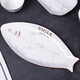 新款創(chuàng)意簡(jiǎn)約魚(yú)盤(pán)子家用大號(hào)長(zhǎng)方形餐盤(pán)蒸魚(yú)盤(pán)子北歐烤魚(yú)盤(pán)可微波 大理石紋16英寸魚(yú)形盤(pán)魚(yú)盤(pán)