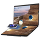 華碩靈耀14 雙屏 2026 全新酷睿Ultra X7 2.8K 144Hz OLED Fold雙觸控AI電腦（358H 32G 1T）皓石灰
