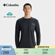 Columbia哥倫比亞戶(hù)外男子吸濕速干透氣舒適運動(dòng)長(cháng)袖T恤AE1693 010 黑色 M (175/96A)