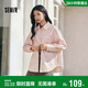 森馬（Semir）森柔|牛仔襯衫女春中長(cháng)款oversize落肩長(cháng)袖衣服襯衣103125105002