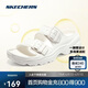 斯凱奇（Skechers）泡泡鞋丨夏季厚底增高軟底休閑運動(dòng)鞋涼拖鞋女外穿