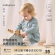 babylove寶寶開(kāi)衫春秋季長(cháng)袖男女?huà)胗變和馓讖椓ν獯┬蓍e上衣簡(jiǎn)約百搭秋裝