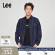 Lee標準版翻領(lǐng)經(jīng)典工裝設計男士長(cháng)袖牛仔襯衫日常休閑潮流LMT009 清水洗 XL