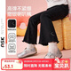 ASK JUNIOR【高彈】?jì)和澴?6春季小童修身顯瘦喇叭褲女童細閃木耳邊長(cháng)褲