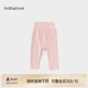 babylove嬰兒褲子春秋季男女寶寶高腰護肚大PP褲百搭棉莫高彈直筒打底褲