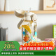 樂(lè )扣樂(lè )扣（LOCK&LOCK）萌趣雙飲塑料杯吸管直飲兩用大容量卡通戶(hù)外便攜水杯900ML白色