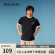 斯凱奇（Skechers）夏季男女同款時(shí)尚T恤衫透氣寬松圓領(lǐng)休閑短袖L226U044