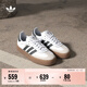 adidas T頭鞋 SAMBAE百搭厚底增高板鞋德訓鞋男女阿迪達斯三葉草 白/一號黑(推薦腳型偏胖選大半碼)   36