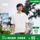 森馬（Semir）【速干抗菌涼感】短袖T恤男26夏季字母印花打底衫通勤上衣白色t恤