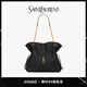 YSL圣羅蘭 女士JAMIE SHOPPING中號羊皮革托特包 黑色 U
