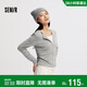 森馬（Semir）[商場(chǎng)同款]長(cháng)袖T恤女短款設計感2025修身假兩件秋裝101525101003