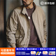 馬登工裝美式復古哈靈頓G9立領(lǐng)夾克男輕戶(hù)外阿美咔嘰男士休閑外套春 淺卡其色 【衣服男裝/簡(jiǎn)約休閑外套】 L （版型寬松，建議拍小一碼）