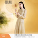 香影新中式國風(fēng)連衣裙女2026春新款裙子日常改良旗袍 嫩芽黃1 Q833309 S