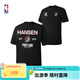 NBA楊瀚森球衣籃球服波特蘭開(kāi)拓者男女同款紀念T恤短袖上衣t恤 黑色(楊瀚森) XL