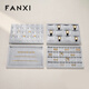 凡西（FANXI）珠寶首飾托盤(pán)冰花絨戒指項鏈手鏈手鐲看貨盤(pán)首飾品收納展示盤(pán) 24格首飾盤(pán)-P00103