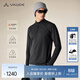巍德（VAUDE）新品polartec抓絨長(cháng)袖保暖T恤衫戶(hù)外運動(dòng)排汗透氣打底衫男士 VAUDE黑 L