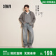 森馬（Semir）王安宇同款丨牛仔褲男復古彎刀褲25冬長(cháng)褲丹寧布褲子109725124107