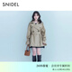 SNIDEL風(fēng)衣外套女26春夏新品時(shí)尚雙排扣翻領(lǐng)腰帶中長(cháng)款SWFC261129 米色 均碼 (F)