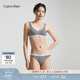 Calvin Klein內衣女士舒適棉質(zhì)ck薄墊輕運動(dòng)無(wú)鋼圈背心式文胸 P7A-椰青灰 S