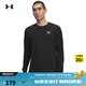 安德瑪（Under Armour）秋冬Icon男子寬松運動(dòng)休閑長(cháng)袖T恤6005114 黑色001 XXL